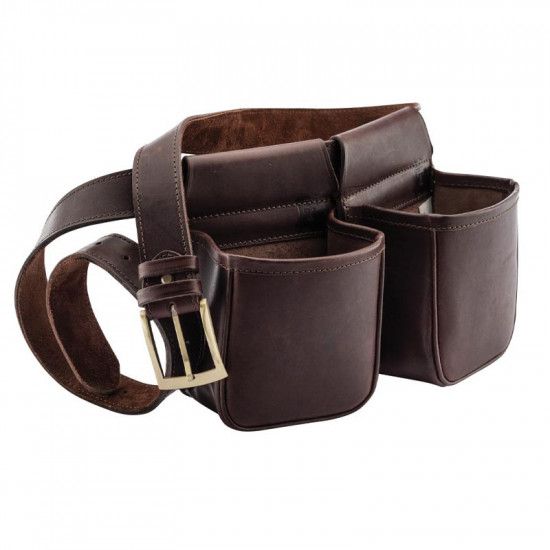 Leather cartridge bag