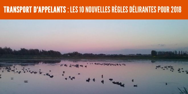 Transport d'appelants : les 10 nouvelles règles délirantes pour 2018