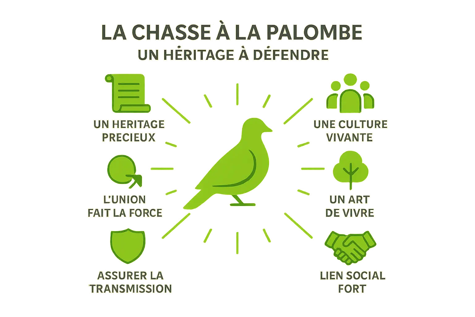 Chasse à la palombe en palombière traditionnelle