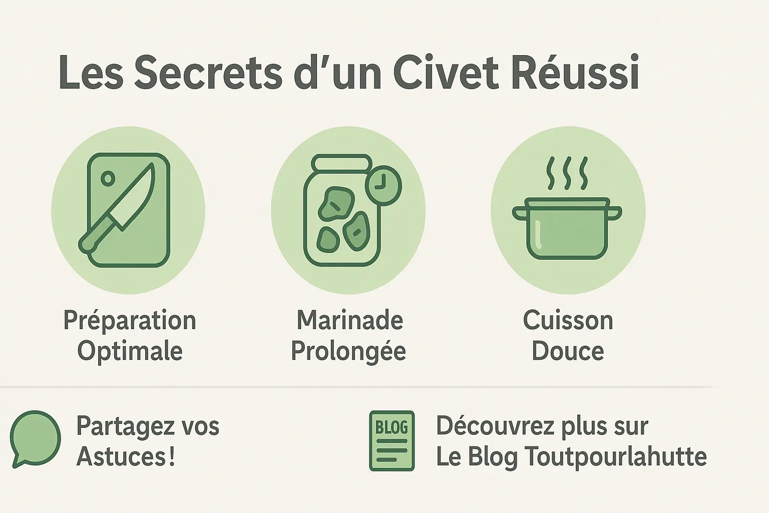 <strong>Civet de lièvre mijotant dans une cocotte</strong>« ></p>
<p>Continuez à explorer nos conseils sur <a href=